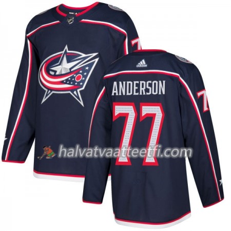 Miesten NHL Columbus Blue Jacket Pelipaitas Josh Anderson 77 Adidas 2017-2018 Laivastonsininen Authentic Miesten NHL Columbus Blue Jacket Pelipaitas Josh Anderson 77 Adidas 2017-2018 Laivastonsininen Authentic